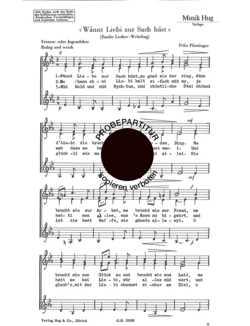 Wännt Liebi zur Sach häsch